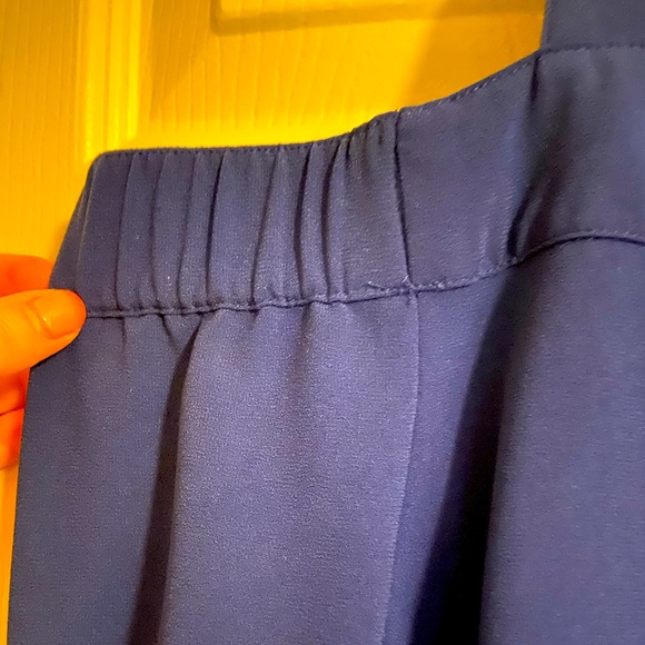 NWOT💙Rich Royal Blue Cold Shoulder Blouse - Picture 4 of 15